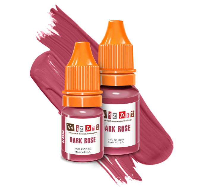 Пигмент для татуажа губ WizArt Classic Dark Rose 5 мл