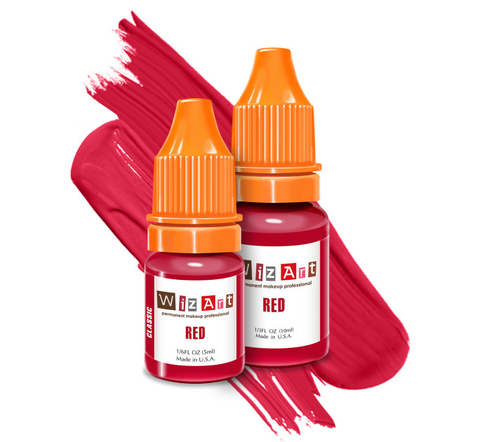 Пигмент для татуажа губ WizArt Classic Red 5 мл
