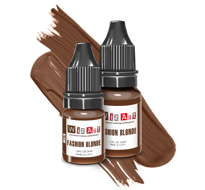 Пигмент для татуажа бровей WizArt MAIN Fashion Blonde 5ml