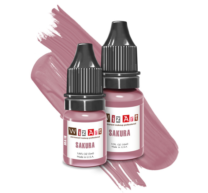 Пигмент для татуажа губ WizArt MAIN Sakura 5ml