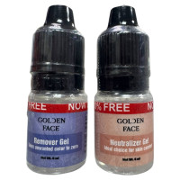 Лужний ремувер з нейтралізатором для видалення татуажу Golden Face 6 мл