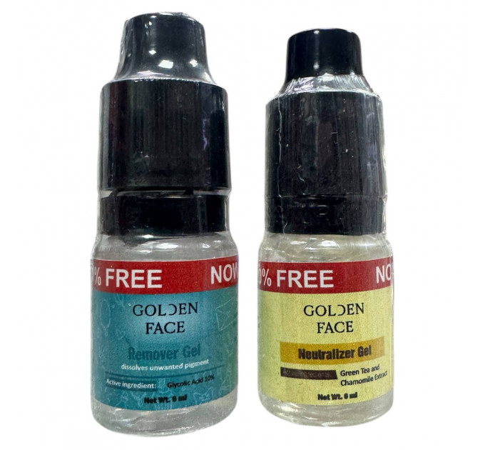 Ремувер с нейтрализатором для удаления татуажа Golden Face 6 мл