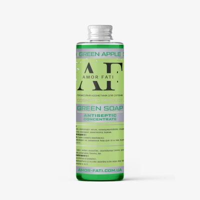 Зеленое мыло концентрат Amor-fati Green Soap Apple 250мл