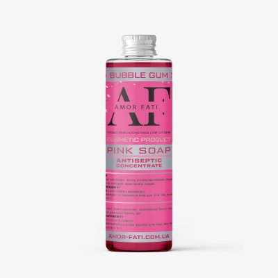 Зеленое мыло концентрат Amor-fati Pink Soap Bubble gum 250 мл