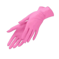 Рукавички нітрилові щільні NITRYLEX MERCATOR 100 шт Pink