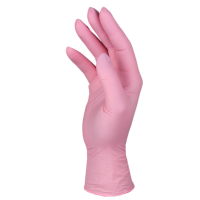 Рукавички нітрилові щільні NITRYLEX MERCATOR 100 шт Pink