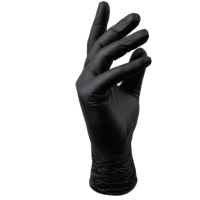 Рукавички нітрилові щільні NITRYLEX MERCATOR 100 шт Black