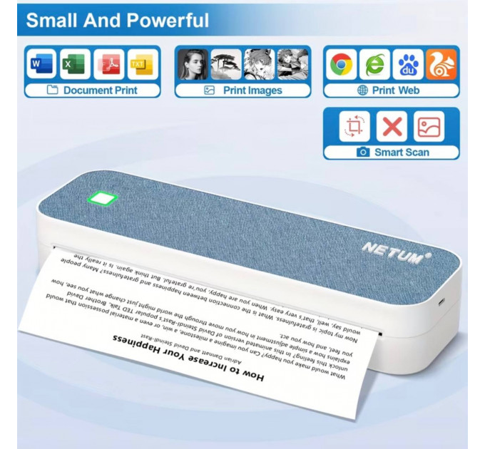 Бездротовий тату-принтер NETUM