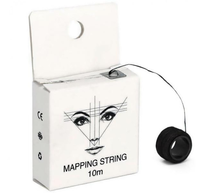 Нить для эскиза бровей черная