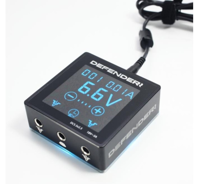 Блок живлення для тату DEFENDERR PS-8 Silver