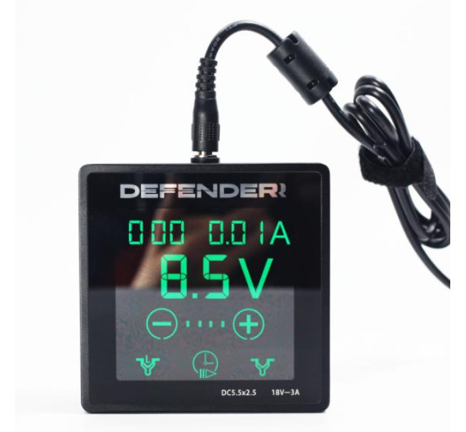 Блок живлення для тату DEFENDERR PS-8 Black
