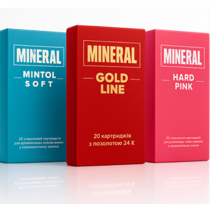  Картриджі The Mineral: Огляд серій HARD PINK та MINTOL SOFT