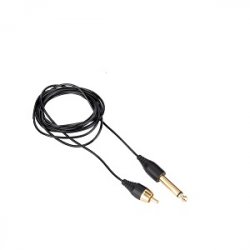 Клип-корд кабель для тату машин Jack 6.3-1RCA DEFENDERR 1.8 метра USA