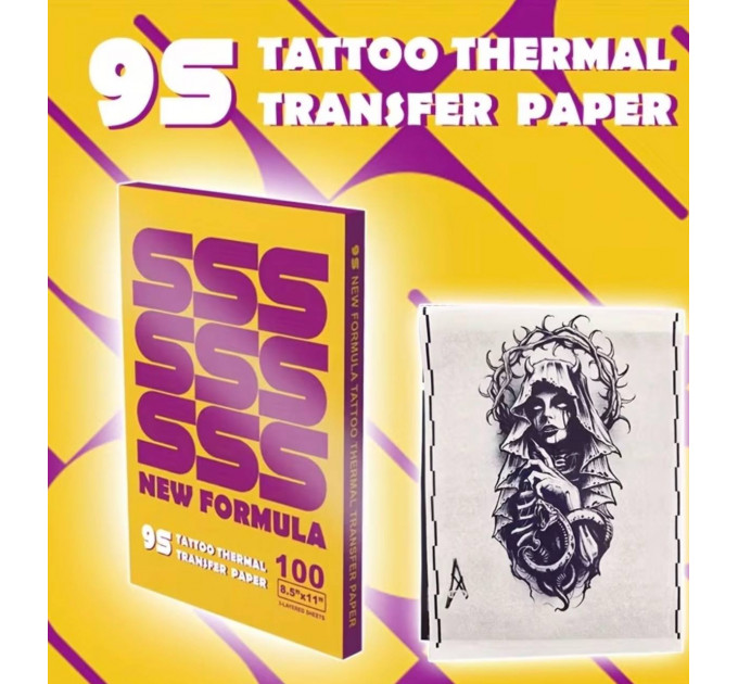 Трансферний тату папір для машинного копіювання Spirit NEW FORMULA 1 шт