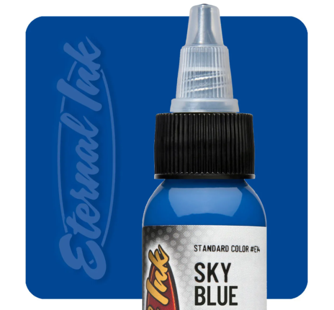 Тату краска Eternal Ink Sky Blue 15 мл