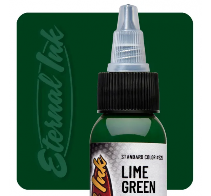 Тату краска Eternal Ink Lime green 15 мл