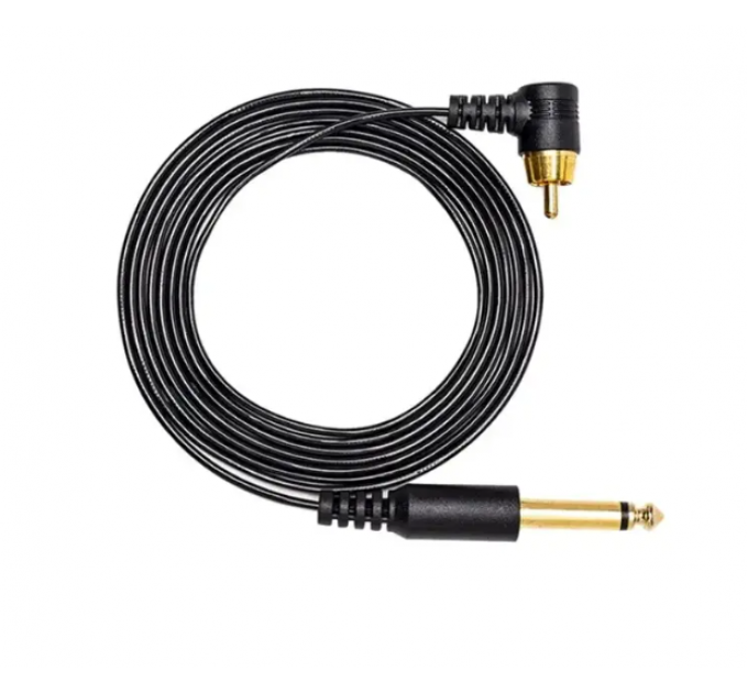 Кліп-корд кабель для тату машин Jack 6.3-1RCA 1.8 метра USA