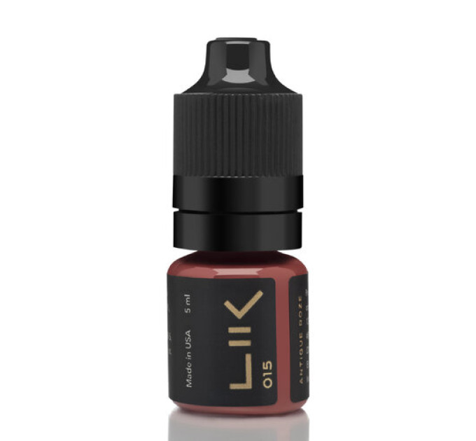 Пігмент Lik Lips 015 Antique Rose для перманентного макіяжу 5мл