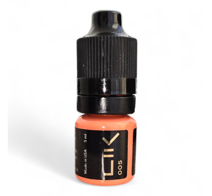 Пігмент Lik Lips 005 Apricot для перманентного макіяжу 5мл