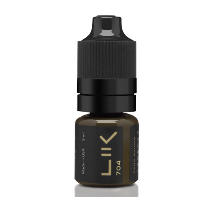 Пігмент Lik Brows 704 Sand Brown для перманентного макіяжу 5мл