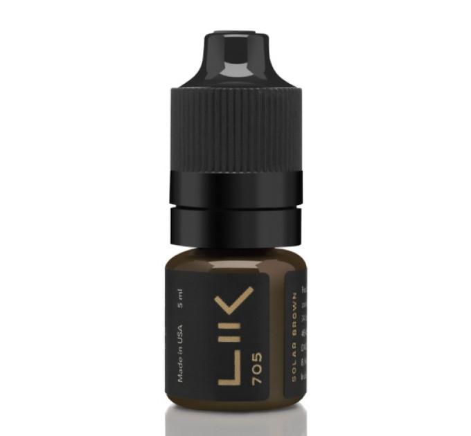 Пігмент Lik Brows 705 Solar Brown для перманентного макіяжу 5мл