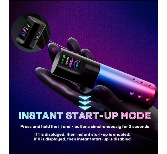 Беспроводная тату машинка Poseidon HM132