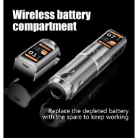 Беспроводная тату машинка Bronc v80 black