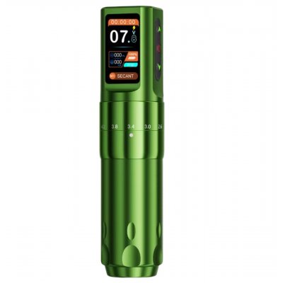Беспроводная тату машинка Bronc v80 Green