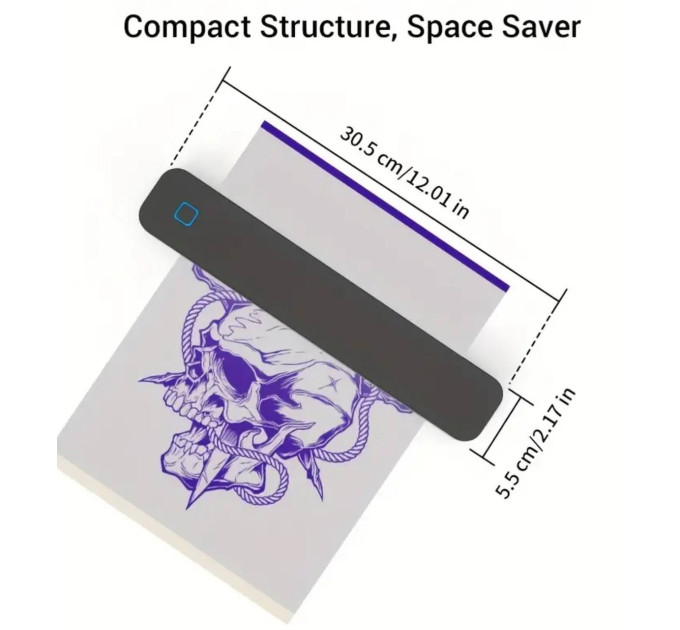 Бездротовий тату-принтер А4 SK40