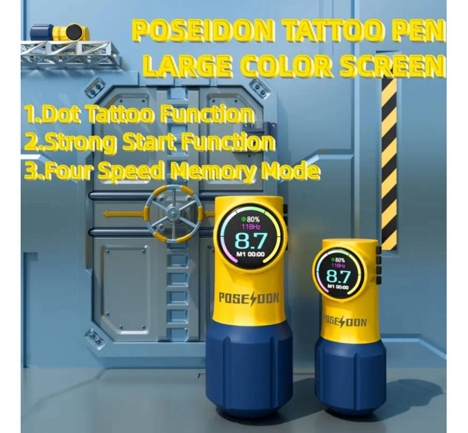 Беспроводная тату машинка Poseidon MINION