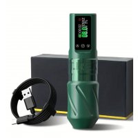 Беспроводная тату машинка T-rex V1 s Green