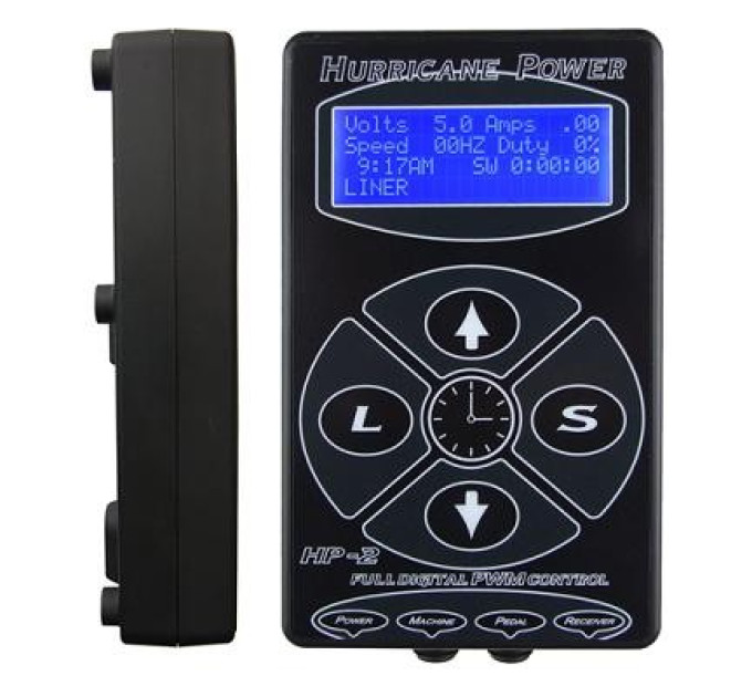 Блок живлення для тату-машинки Hurricane Power HP-2