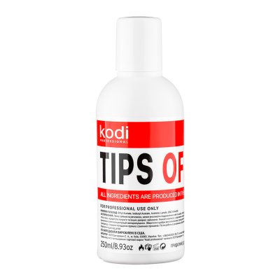 Жидкость для снятия гель-лака Kodi Professional Tips Off 250 мл