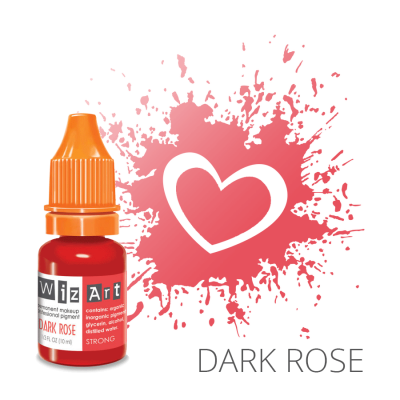 Dark Rose, пигмент для ПМ губ, "Wizart" 10ml