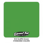 Тату краска Eternal Ink (E33) Graffiti Green 15 мл