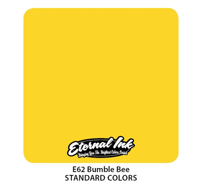 Тату краска Eternal Ink (E62) Bumble Bee 15 мл