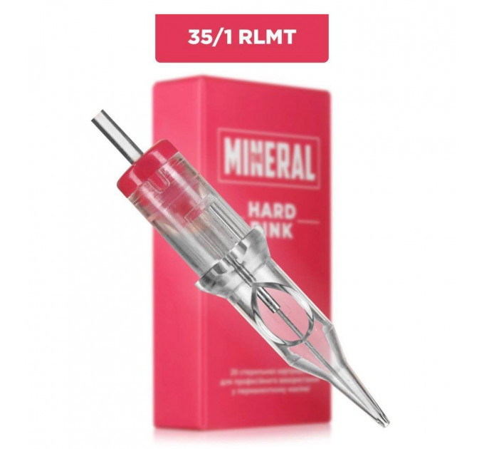 Картриджи для татуажу The Mineral HARD PINK 0.35 мм 35/1 RLMT, 1 шт