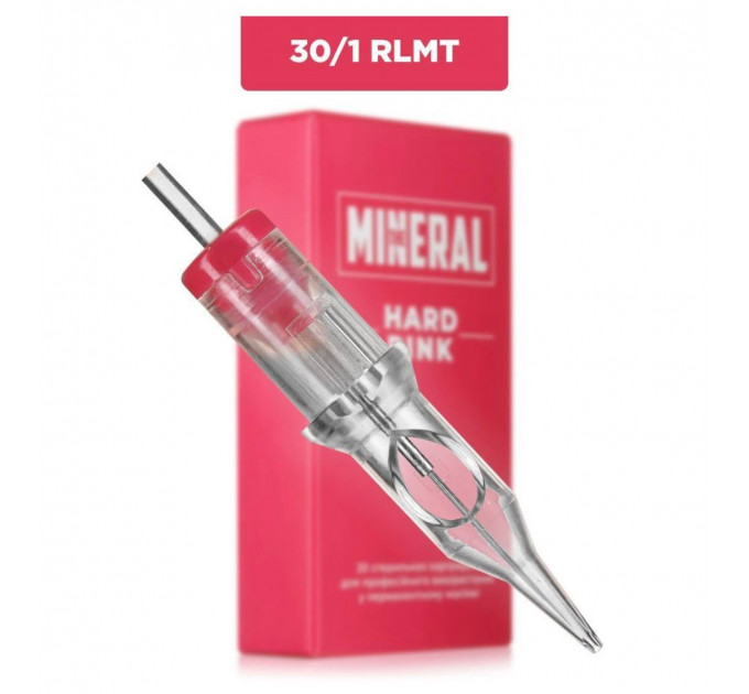 Картриджі для татуажу The Mineral HARD PINK 0.30 мм 30/1 RLMT, 1 шт