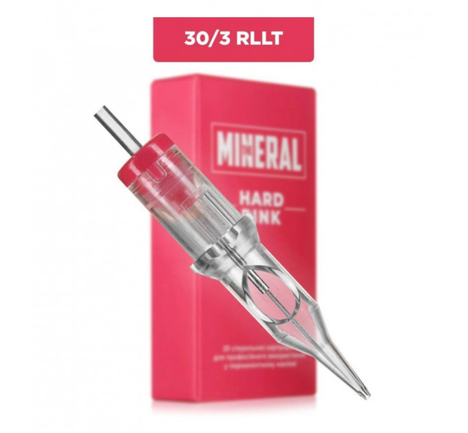 Картриджи для татуажу The Mineral HARD PINK 0.30 мм 30/3RLLT, 1 шт