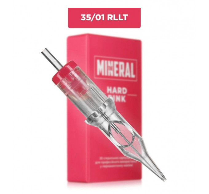 Картриджи для татуажу The Mineral HARD PINK 0.35 мм 35/1 RLLT, 1 шт