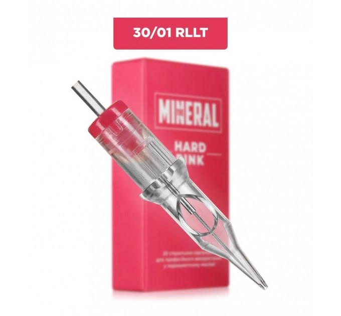 Картриджи для татуажу The Mineral HARD PINK 0.30 мм 30/1 RLLT, 1 шт
