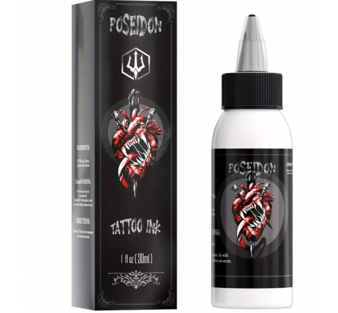 Тату фарба POSEIDON WHITE 30 мл