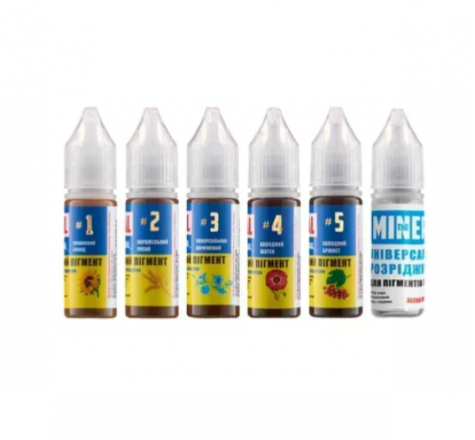 The Mineral Пигмент для татуажа Карамельный русый №2, 15 мл