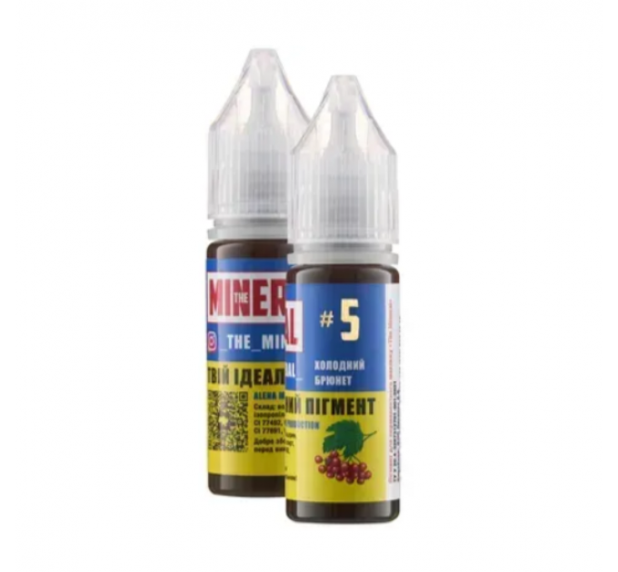 The Mineral Пигмент для татуажа Холодный брюнет №5, 15 мл