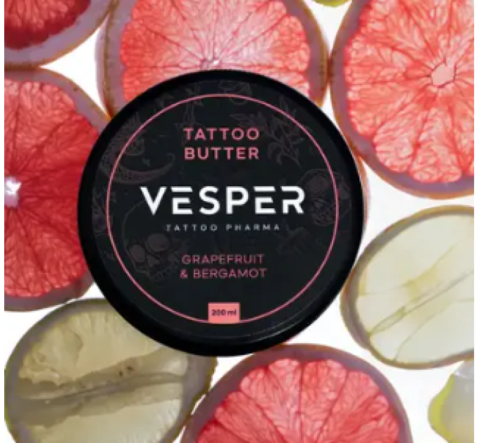 Тату батер олія Vesper Grapefruit & Bergamot
