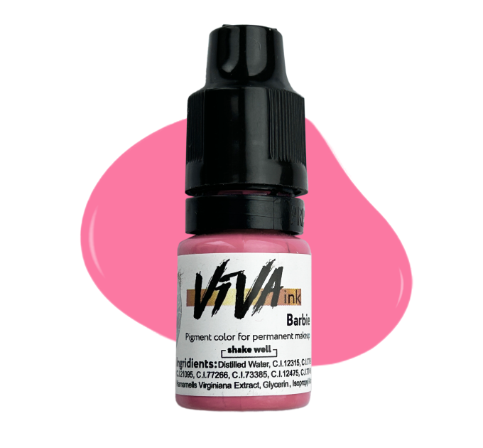 Пигмент для татуажа губ VIVA ink Lips#2 Barbie 6мл