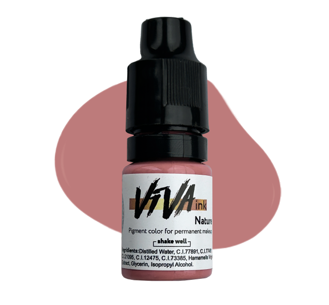 Пигмент для татуажа губ  Nature VIVA INK LIPS#3 6МЛ