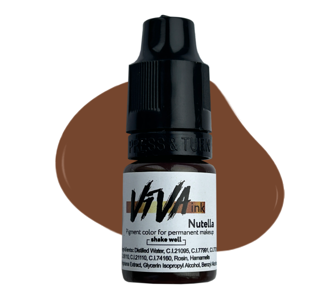 Пигмент для татуажа бровей VIVA INK EYEBROWS #2 NUTELLA 6ML
