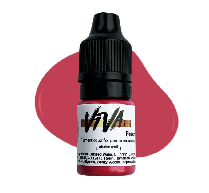 Пигмент для татуажа губ VIVA ink Lips#7 Peach 6ml