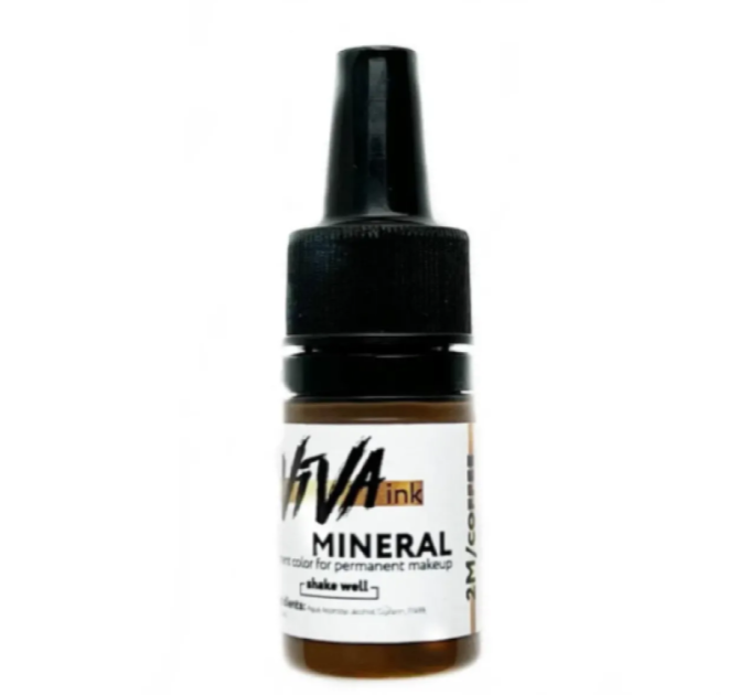 Минеральный пигмент для татуажа бровей VIVA M2 coffee 6ml